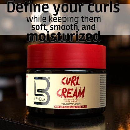 Level 3 Hydrating Curl Cream with Coconut & Jojoba Oil - 8.45 Oz