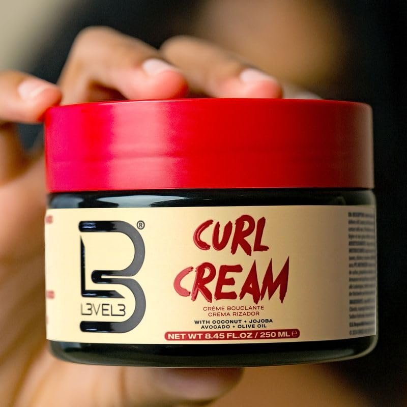 Level 3 Hydrating Curl Cream with Coconut & Jojoba Oil - 8.45 Oz - görsel 6