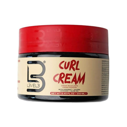 Level 3 Hydrating Curl Cream with Coconut & Jojoba Oil - 8.45 Oz