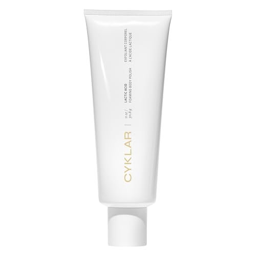 Cyklar Lactic Acid Body Polish – Chemical & Physical Exfoliator with AHAs & Volcanic Pumice – Hydrating Glycerin – Fragrance-Free, 11 fl oz Avelisse