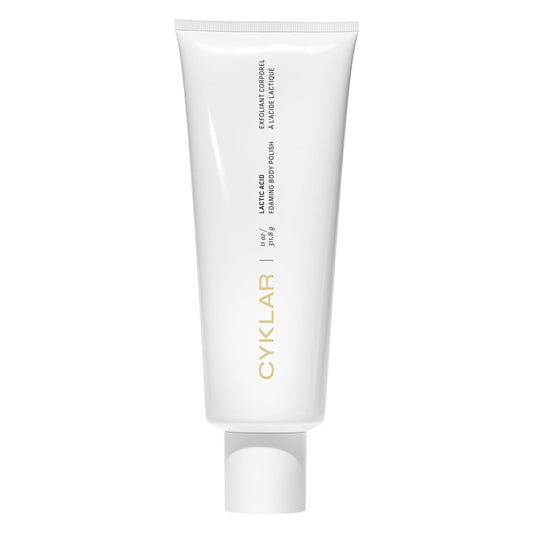 Cyklar Lactic Acid Body Polish – Chemical & Physical Exfoliator with AHAs & Volcanic Pumice – Hydrating Glycerin – Fragrance-Free, 11 fl oz Avelisse
