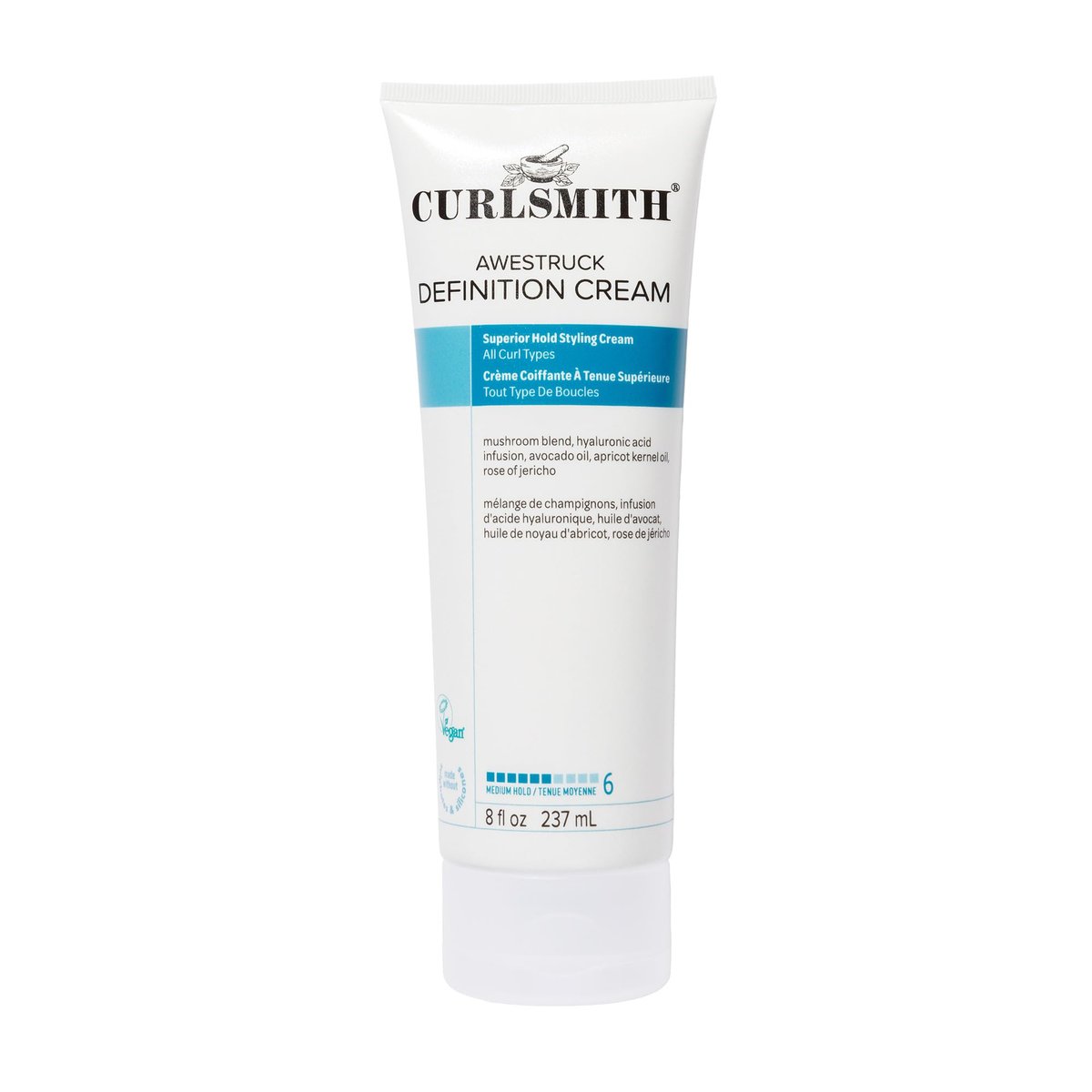 CURLSMITH Awestruck Definition Cream - Superior Hold Styling Cream for Defined Curls, Deep Hydration & Frizz Reduction (8 oz) - görsel 1