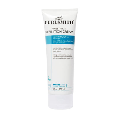 CURLSMITH Awestruck Definition Cream - Superior Hold Styling Cream for Defined Curls, Deep Hydration & Frizz Reduction (8 oz)