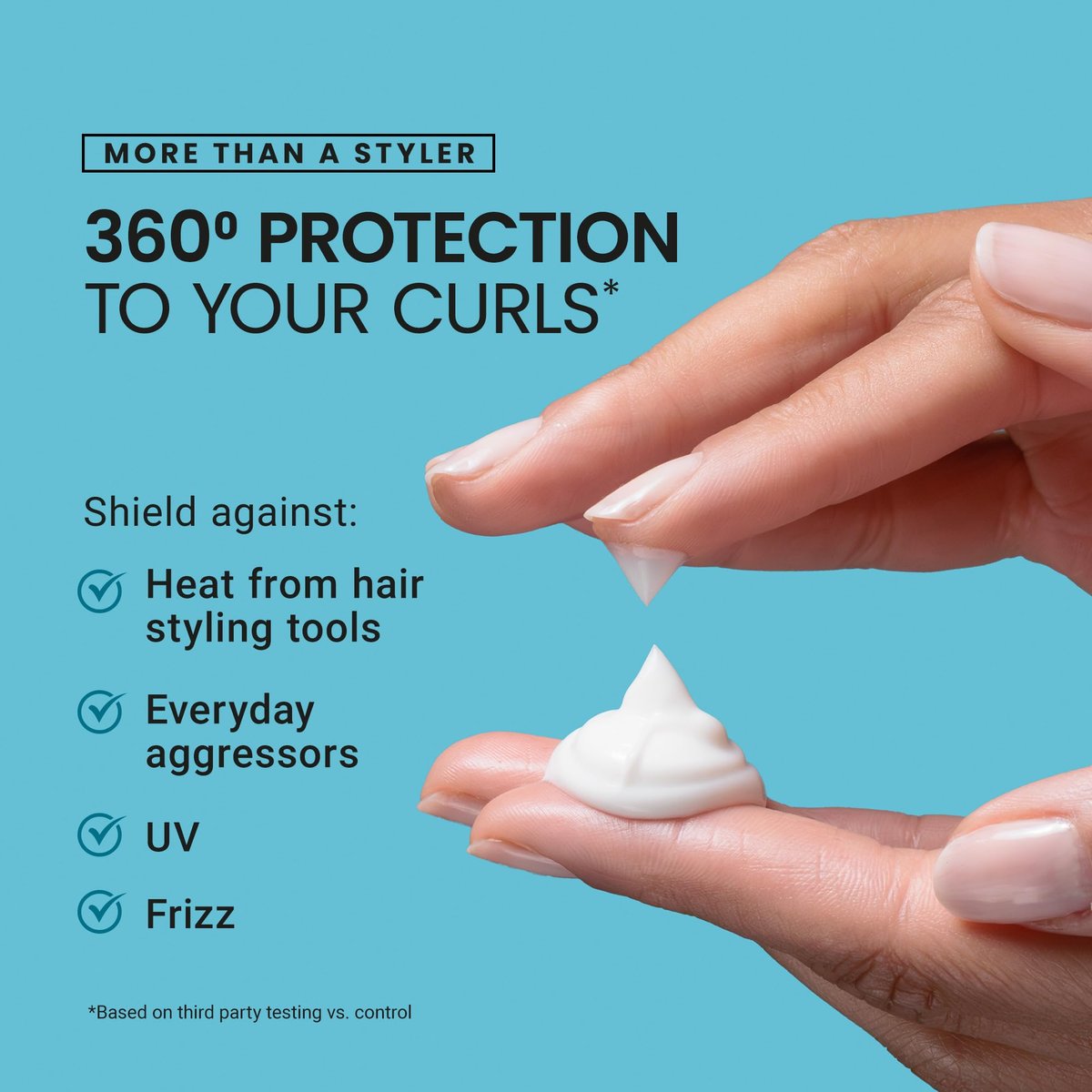 CURLSMITH Awestruck Definition Cream - Superior Hold Styling Cream for Defined Curls, Deep Hydration & Frizz Reduction (8 oz) - görsel 7