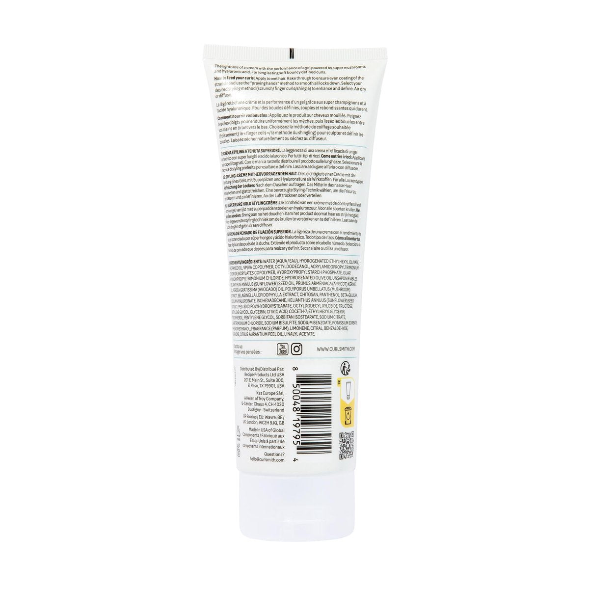 CURLSMITH Awestruck Definition Cream - Superior Hold Styling Cream for Defined Curls, Deep Hydration & Frizz Reduction (8 oz) - görsel 15