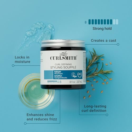 Curlsmith Curl Discovery Kit - Hydrate & Define Curls with Moisturizing Shampoo, Conditioner, Leave-In & Styler - Mini Travel Size for All Curl Types - Vegan & Cruelty Free Avelisse