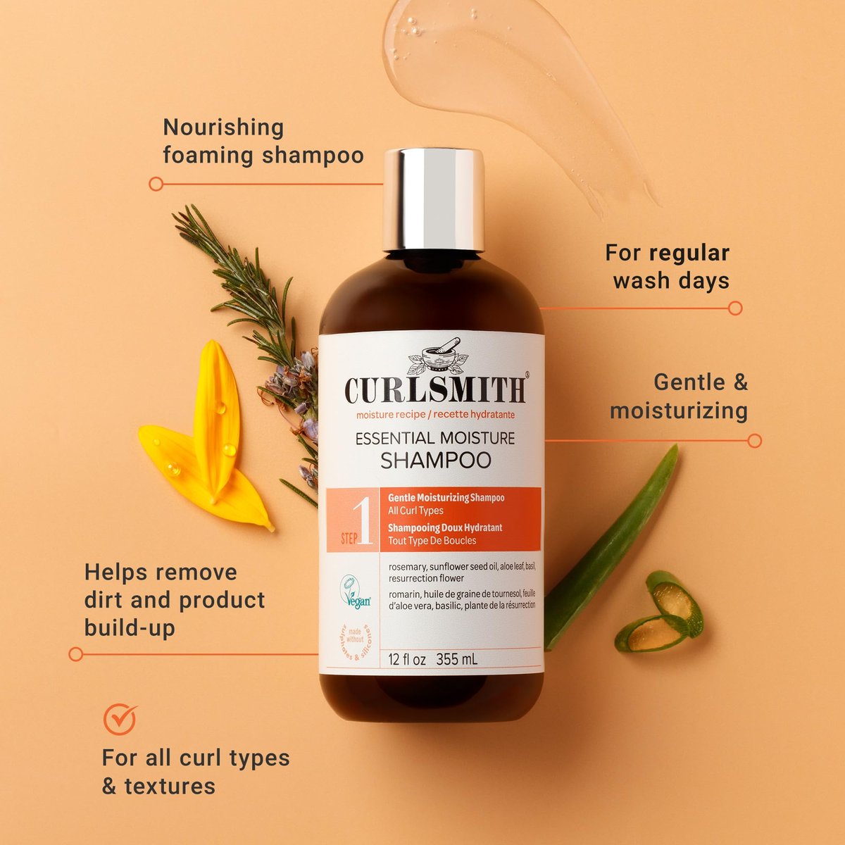 Curlsmith Curl Discovery Kit - Hydrate & Define Curls with Moisturizing Shampoo, Conditioner, Leave-In & Styler - Mini Travel Size for All Curl Types - Vegan & Cruelty Free Avelisse