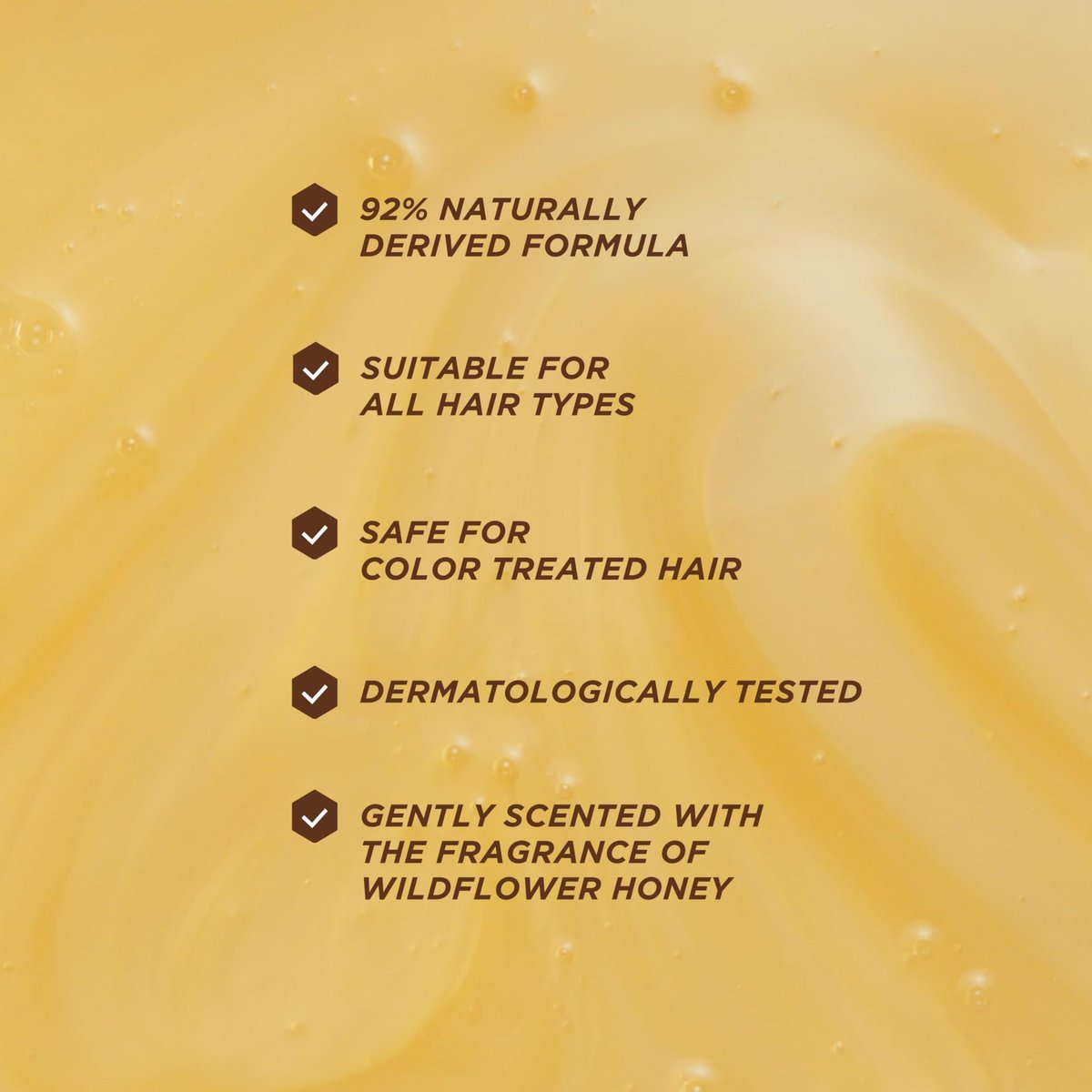 Gisou Honey Gloss Ceramide Therapy Hydrating Shampoo – Deeply Cleanses & Restores Moisture with Ceramides & AHAs, Wildflower Honey Scent, 8.5 fl oz Avelisse