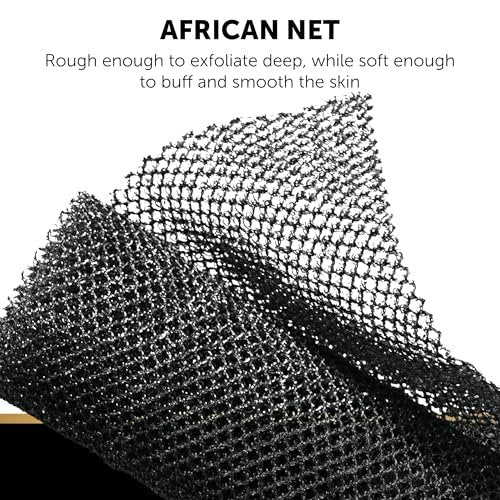 VALITIC Charcoal Kojic Acid Turmeric Black Soap Bar - Dark Spot Remover for Body & Face, 2 Pack with African Net Sponge Avelisse