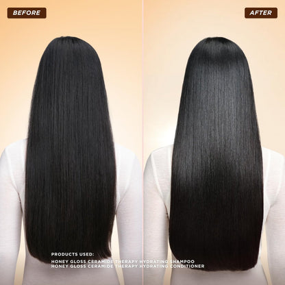 Gisou Honey Gloss Ceramide Therapy Hydrating Conditioner – Smooths, Detangles & Adds Shine with Mirsalehi Honey & Ceramides Avelisse