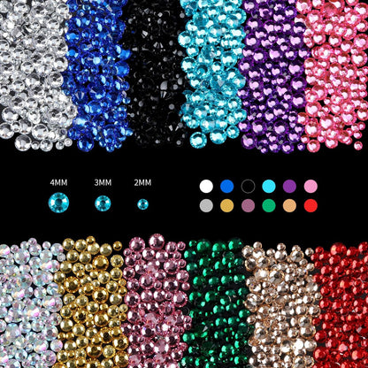 YGDZ Face Rhinestones Kit – Multicolor Face Eye Gems for Makeup, Face Jewels Set with Glue, Nail Gems, Body & Hair Rhinestones for Halloween & Party
