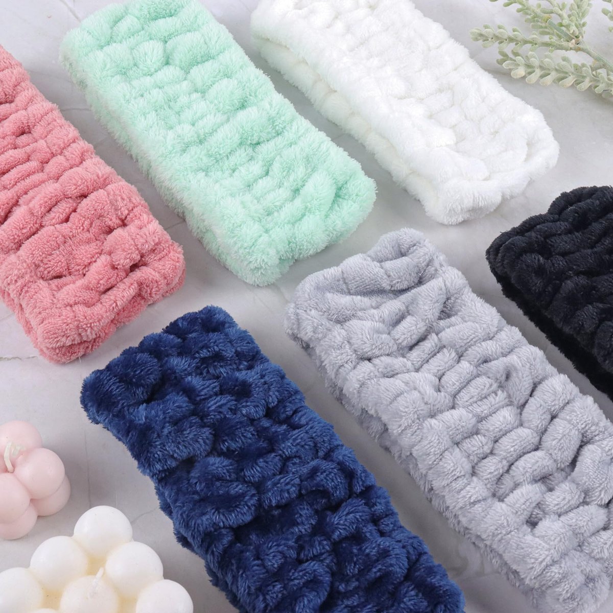 Khrgovd 6PCS Spa Headband for Women – Soft Terry Cloth Hairband for Facial Makeup, Face Washing, Masking, Showering, and Spa Treatments (Multiple Colors) - görsel 11