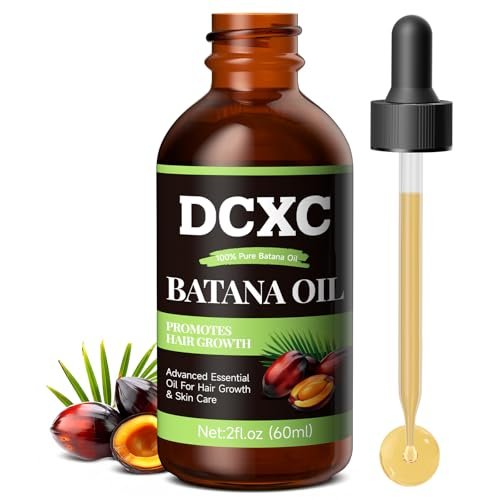 DCXC 100% Pure Batana Oil for Hair Growth - Natural Scalp Care & Hair Thickening Treatment | Revitalizes Damaged Hair, Reduces Breakage & Enhances Shine | Deep Conditioner for All Hair Types - 2oz Avelisse