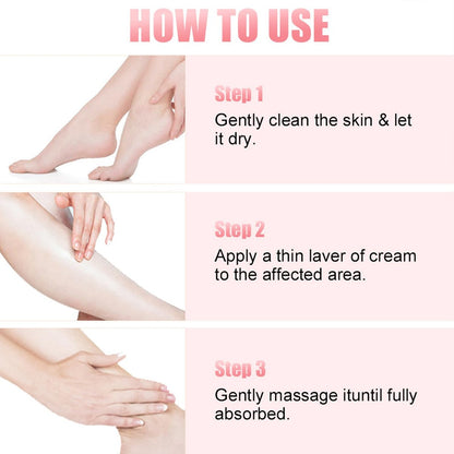 HJXUQIME 2-Pack 60% Urea Hydrating Foot Cream – Anti-Cracking Moisturizer for Dry Cracked Feet & Hands (Aloe + Peach)