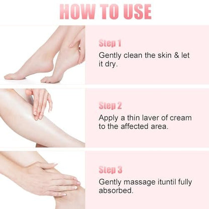 HJXUQIME 2-Pack 60% Urea Hydrating Foot Cream – Anti-Cracking Moisturizer for Dry Cracked Feet & Hands (Aloe + Peach)