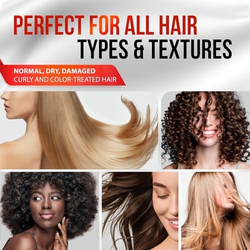 SUNATORIA Korean Keratin Hair Mask for Damaged Hair - Deep Conditioning Treatment with Hydrolyzed Silk, Argan Oil & 8 Amino Acids | Strengthens, Smooths & Nourishes, Sulfate-Free | 8.4 fl oz Avelisse