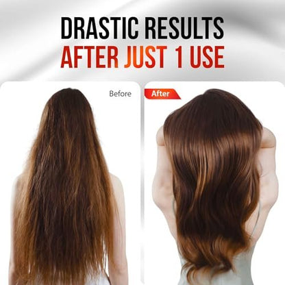 SUNATORIA Korean Keratin Hair Mask for Damaged Hair - Deep Conditioning Treatment with Hydrolyzed Silk, Argan Oil & 8 Amino Acids | Strengthens, Smooths & Nourishes, Sulfate-Free | 8.4 fl oz Avelisse
