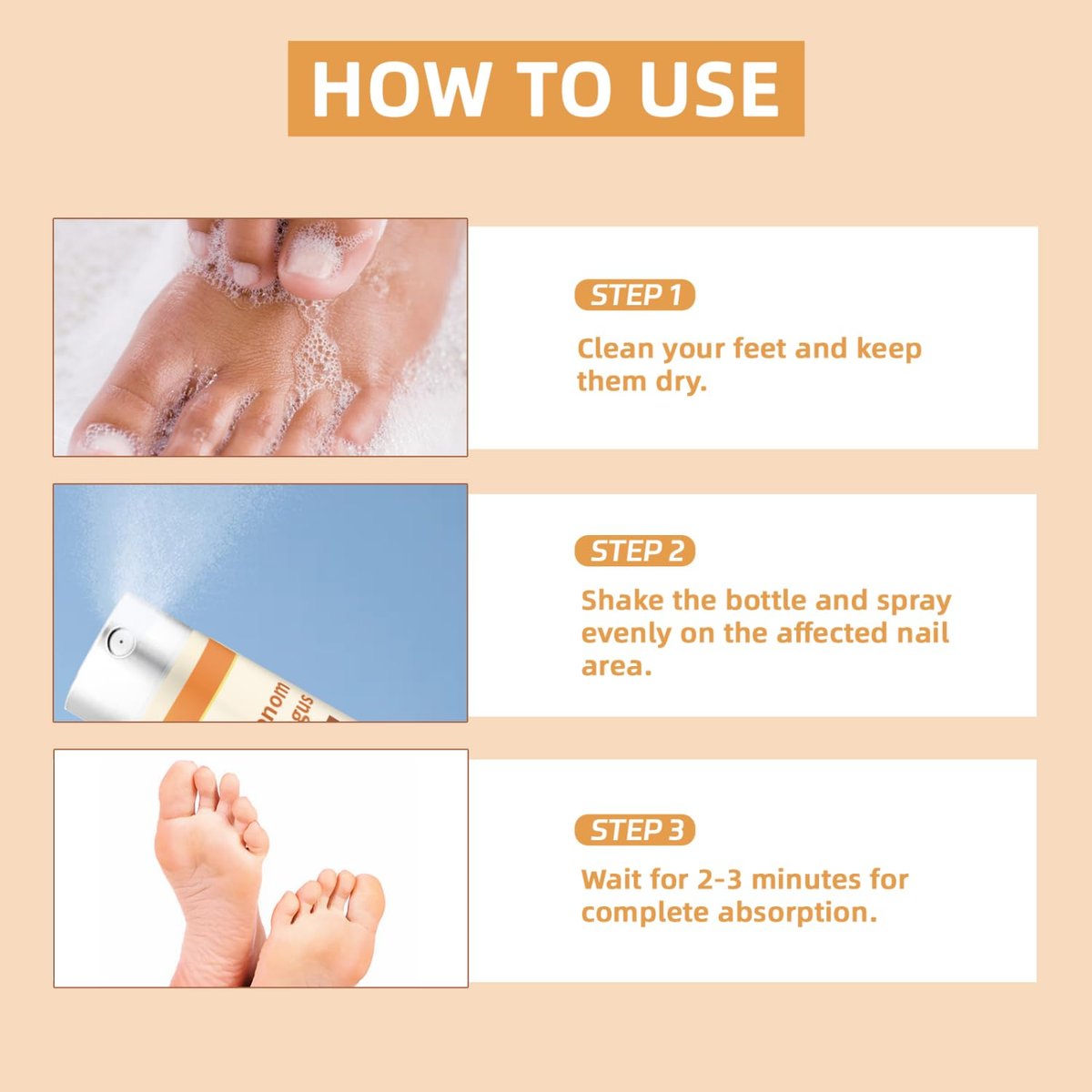2-Pack Bee Venom Nail Soothing Spray - Advanced Nail Repair & Nourishing Treatment for Toenails and Fingernails Avelisse