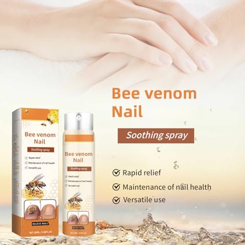 2-Pack Bee Venom Nail Soothing Spray - Advanced Nail Repair & Nourishing Treatment for Toenails and Fingernails Avelisse