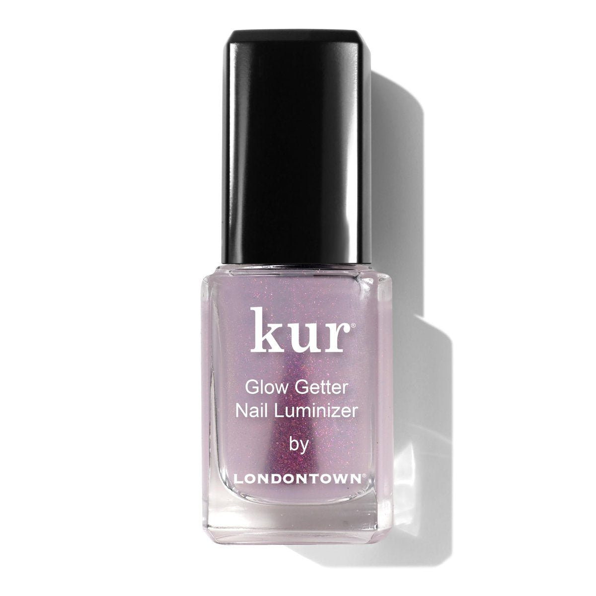 LONDONTOWN Glow Getter Nail Luminizer – One-Step Nail Treatment with Hexanal & Shimmer for Stronger, Healthier, Glossier Nails, No Base or Top Coat Needed, 0.4 Fl Oz - görsel 1