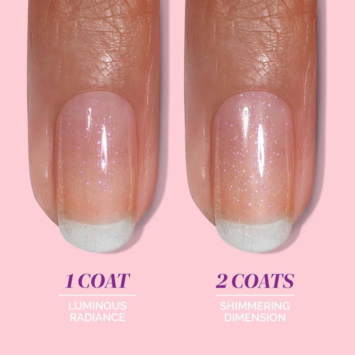 LONDONTOWN Glow Getter Nail Luminizer – One-Step Nail Treatment with Hexanal & Shimmer for Stronger, Healthier, Glossier Nails, No Base or Top Coat Needed, 0.4 Fl Oz - görsel 11
