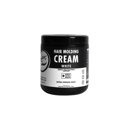 Rolda White Molding Hair Cream for Men - Curl-Defining Styling Cream with Medium-Strong Hold, Natural Finish, Medium Shine, Anti-Frizz & Moisturizing - Alcohol & Paraben-Free (17.6 oz) Avelisse