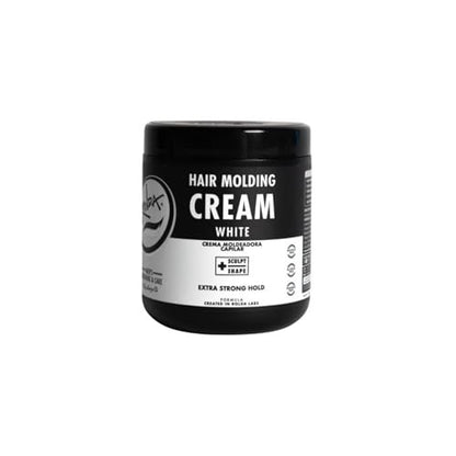 Rolda White Molding Hair Cream for Men - Curl-Defining Styling Cream with Medium-Strong Hold, Natural Finish, Medium Shine, Anti-Frizz & Moisturizing - Alcohol & Paraben-Free (17.6 oz) Avelisse