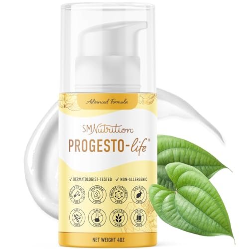 SMNutrition Advanced Progesto-Life Balancing Skin Cream for Women - 4 oz, Dermatologist-Tested, Hypoallergenic, Cruelty-Free Moisturizer Avelisse