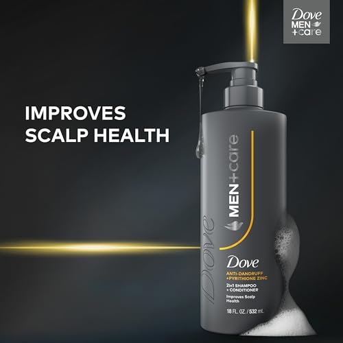 Dove Men+Care 2-in-1 Shampoo + Conditioner Anti-Dandruff, Pyrithione Zinc, 18 oz - görsel 10