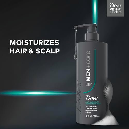 Dove Men+Care 2-in-1 Shampoo + Conditioner Dandruff Defense, 18 Fl Oz - görsel 8