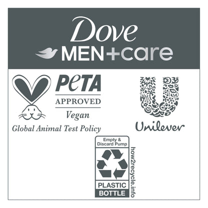 Dove Men+Care 2-in-1 Shampoo + Conditioner Dandruff Defense, 18 Fl Oz