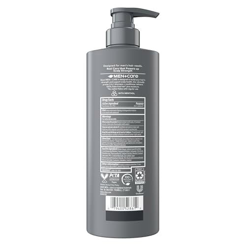 Dove Men+Care 2-in-1 Shampoo + Conditioner Dandruff Defense, 18 Fl Oz - görsel 4