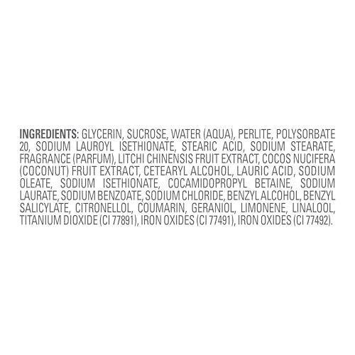Dove Sugar Body Scrub Coconut & Lychee for Exfoliated & Hydrated Skin, 15 oz Avelisse