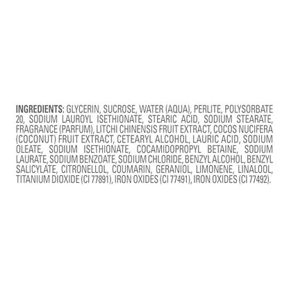 Dove Sugar Body Scrub Coconut & Lychee for Exfoliated & Hydrated Skin, 15 oz Avelisse