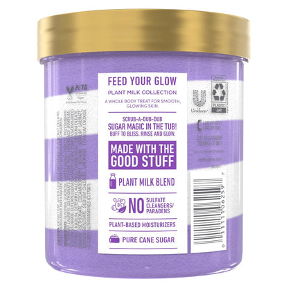 Dove Sugar Body Scrub Velvet Acai & Rice Milk for Women – Exfoliated & Hydrated Skin, 15 OZ Avelisse