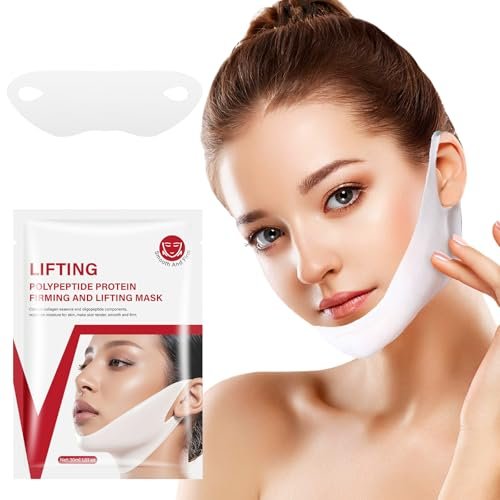 YAFUSIPE V Line Face Lifting Mask – 10 Pack – Intense Hydration: Each mask is saturated with a hydrating serum – Image 8