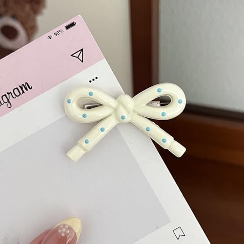 Lemeilleur 8-Pack Acrylic Bow Hair Clips – Duck Teeth No-Slip Hair Pins for Women, Girls, Kids – Multicolor Hair Barrettes for Thick & Thin Hair - görsel 12