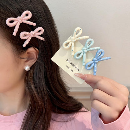 Lemeilleur 8-Pack Acrylic Bow Hair Clips – Duck Teeth No-Slip Hair Pins for Women, Girls, Kids – Multicolor Hair Barrettes for Thick & Thin Hair