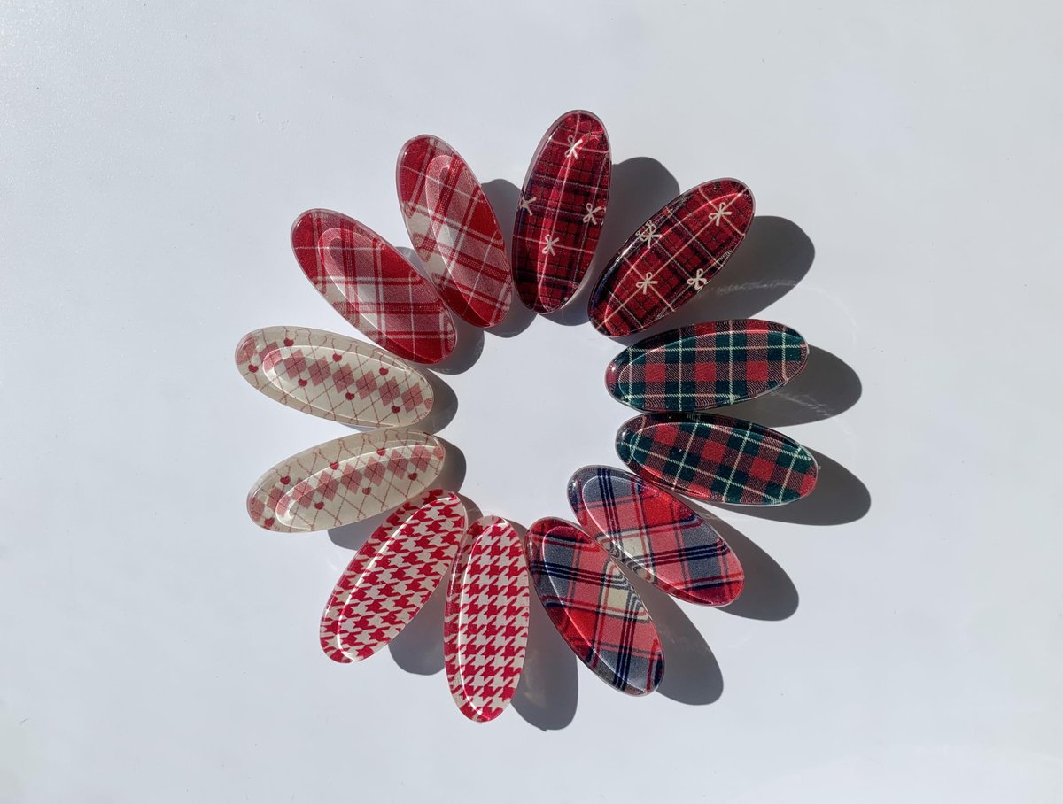 Lemeilleur 12 PCs (6 Pairs) 1.6 Inches Vintage Acrylic Resin Alligator Hair Barrettes - Cute Hair Pins for Girls Kids - görsel 3