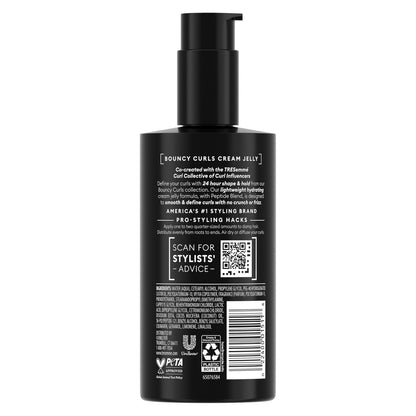 TRESemmé Bouncy Curls Styling Aid with Peptide Blend, Lightweight Curl Hydration & Touchable Hold, 8 fl oz