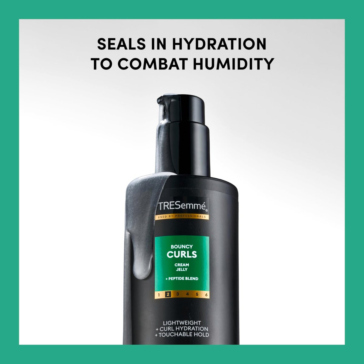 TRESemmé Bouncy Curls Styling Aid with Peptide Blend, Lightweight Curl Hydration & Touchable Hold, 8 fl oz - görsel 5