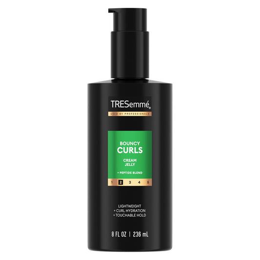 TRESemmé Bouncy Curls Styling Aid with Peptide Blend, Lightweight Curl Hydration & Touchable Hold, 8 fl oz