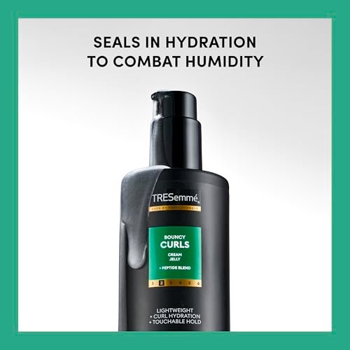 TRESemmé Bouncy Curls Styling Aid with Peptide Blend, Lightweight Curl Hydration & Touchable Hold, 8 fl oz - görsel 6