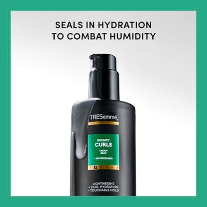 TRESemmé Bouncy Curls Styling Aid with Peptide Blend, Lightweight Curl Hydration & Touchable Hold, 8 fl oz