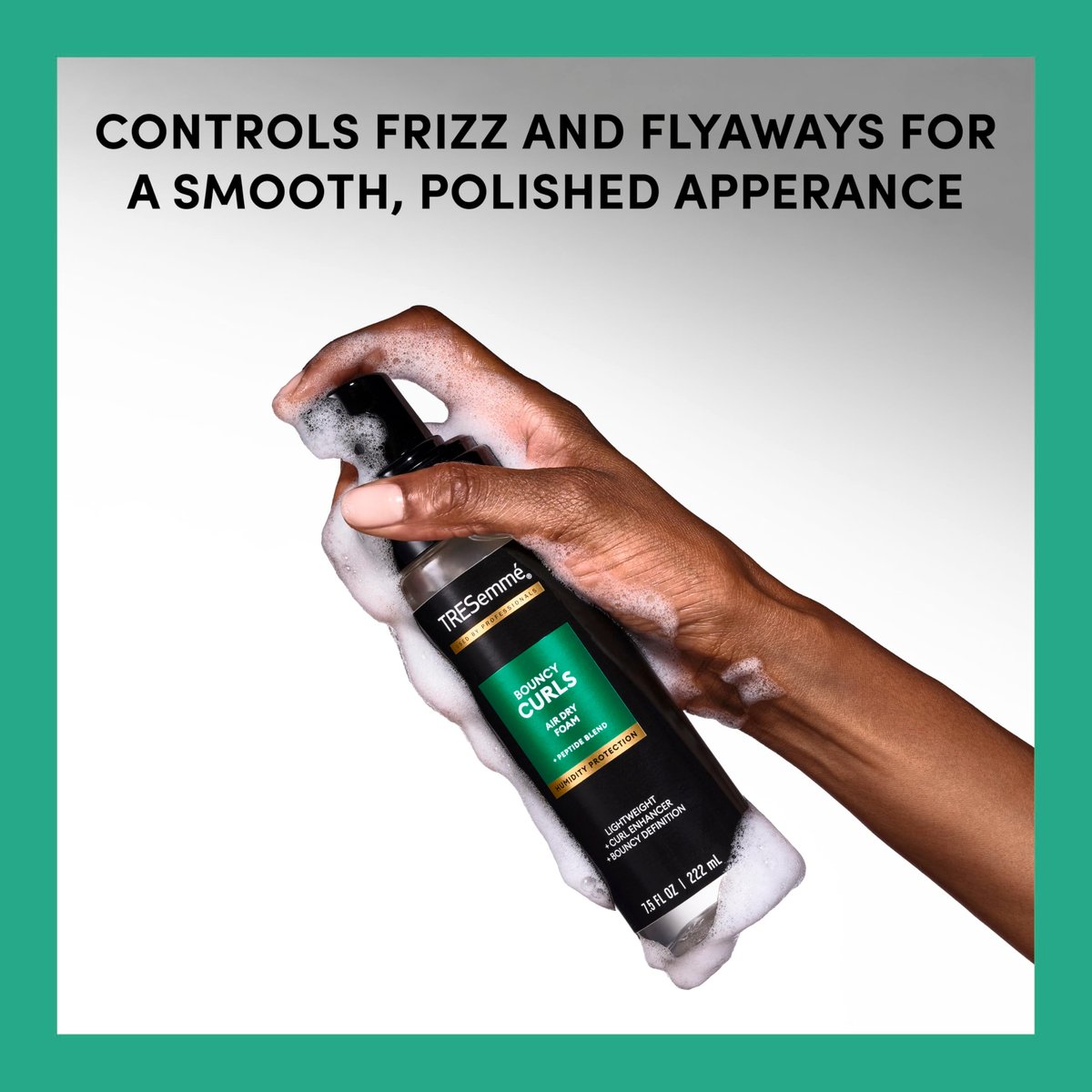 TRESemmé Air Dry Foam for Bouncy Curls with Peptide Blend, Humidity Protection, 7.5 fl oz - görsel 5