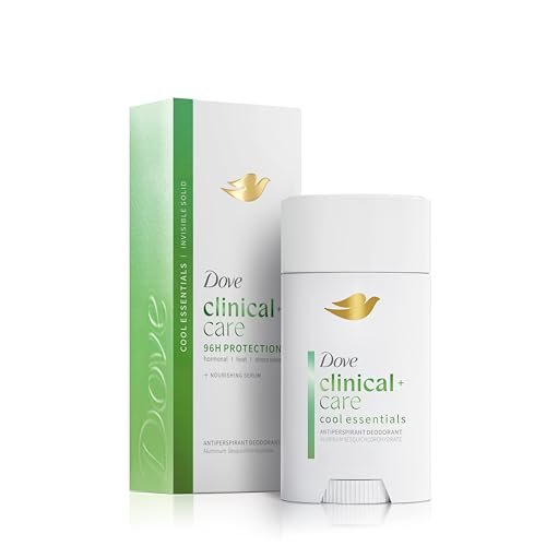 Dove Clinical + Care Antiperspirant Deodorant Invisible Solid Stick for Women, Cool Essentials with Nourishing Serum, 2.6 oz - görsel 2