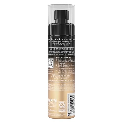 TRESemmé All-In-One Style Primer, 5.07 fl oz – A-LIST Collection for All Hair Types, Prep & Protect - görsel 3