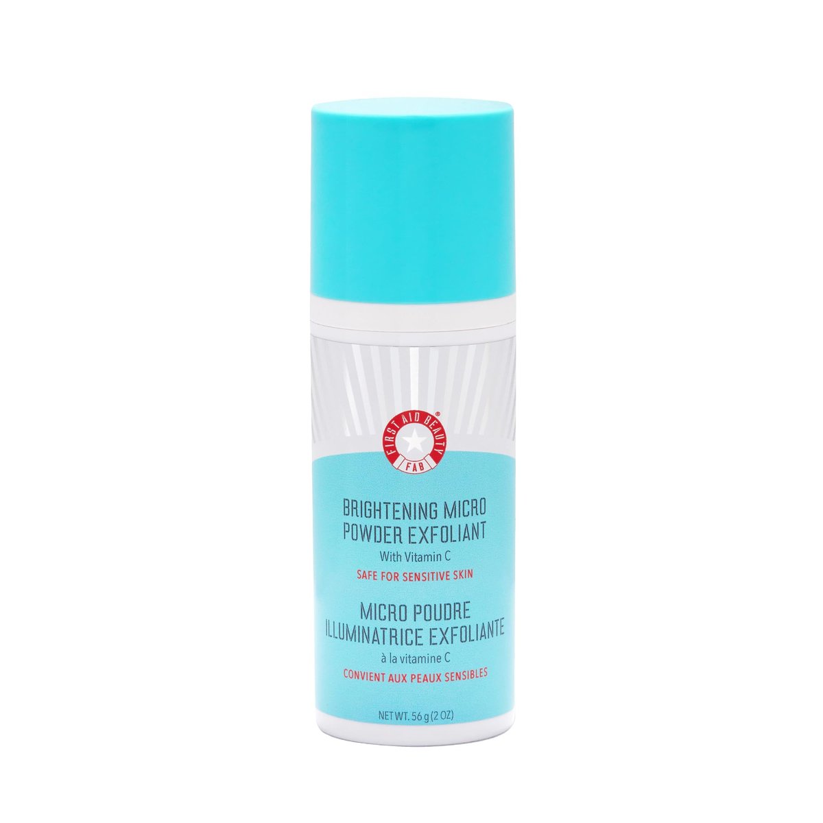 First Aid Beauty Micro Powder Exfoliant - Face Exfoliator with Vitamin C & Jojoba Beads - Ultra-Fine Face Scrub Revives Dull Skin (2 oz) Avelisse