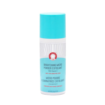 First Aid Beauty Micro Powder Exfoliant - Face Exfoliator with Vitamin C & Jojoba Beads - Ultra-Fine Face Scrub Revives Dull Skin (2 oz) Avelisse