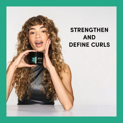 TRESemmé Multi-Tasking Hair Mask for Bouncy Curls - Lightweight Hydrate, Strengthen & Define with Peptide Blend, 8 fl oz